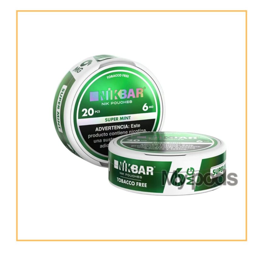 NIKBAR POUCH - Super Mint 6MG